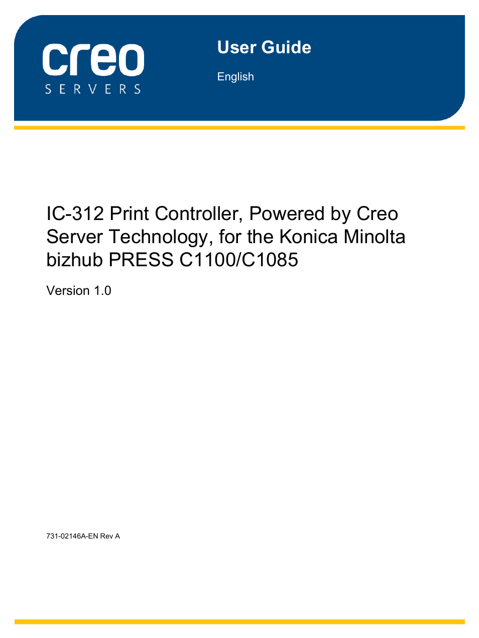 Konica Minolta bizhub PRESS C1100 User Manual | 265 pages