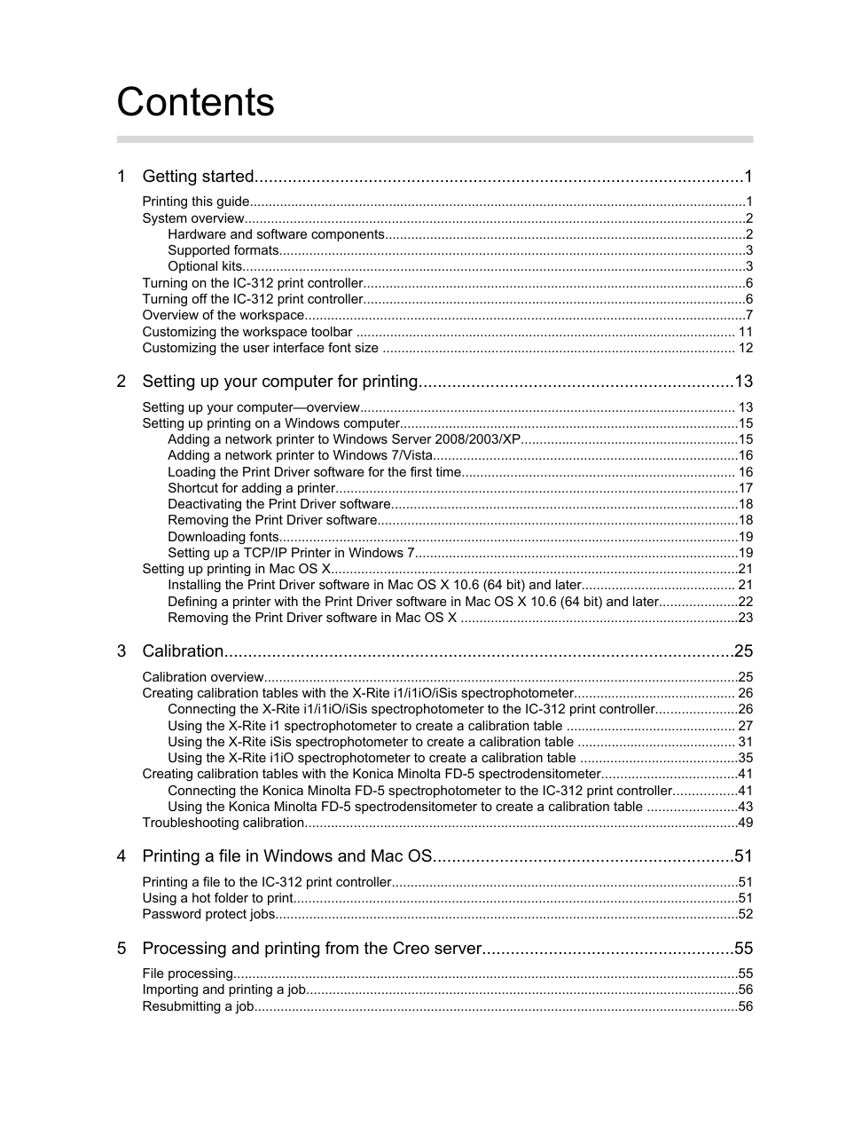 Konica Minolta bizhub PRESS C1100 User Manual | Page 5 / 265