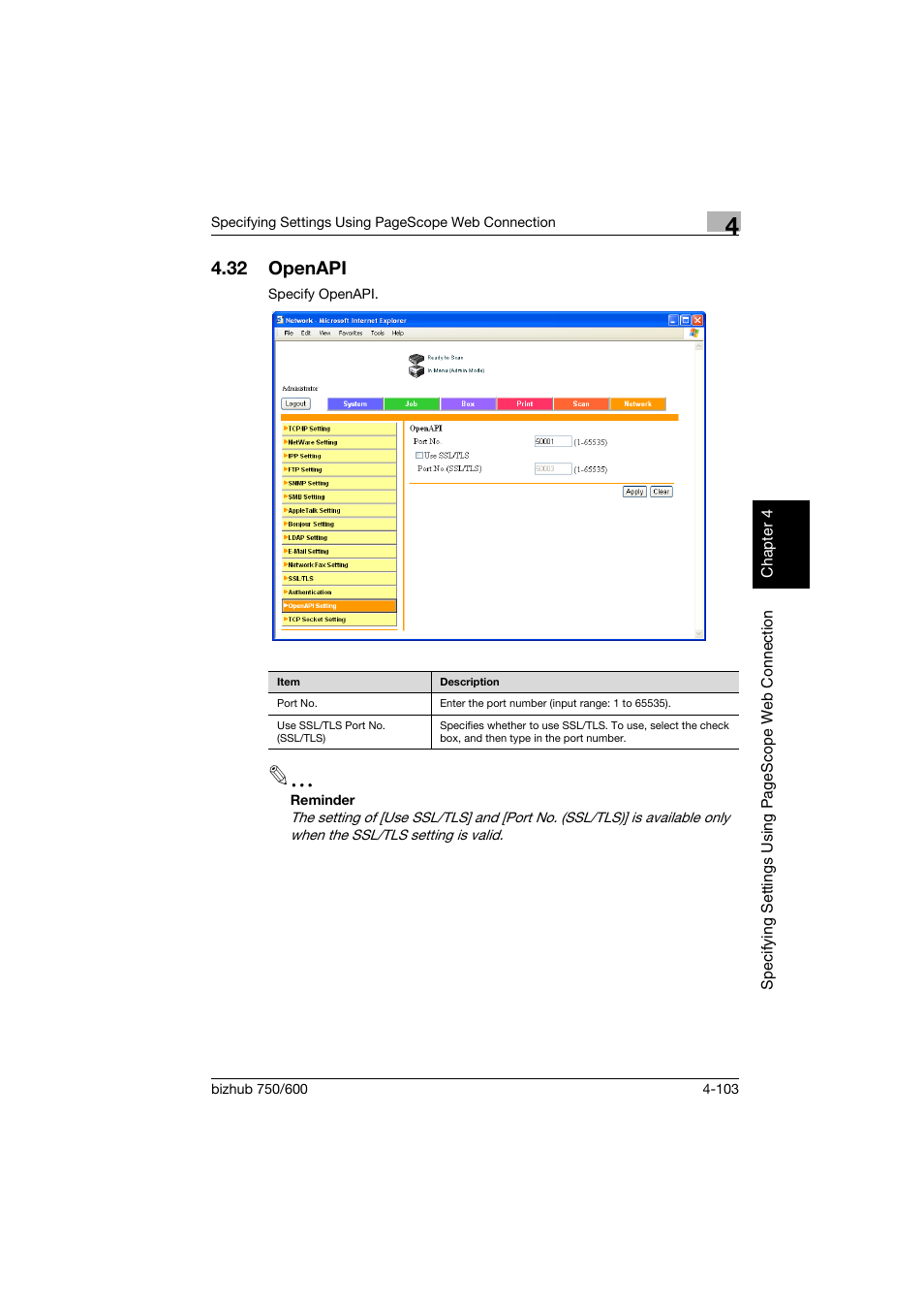 32 openapi, Openapi -103 | Konica Minolta bizhub 750 User Manual | Page 370 / 394