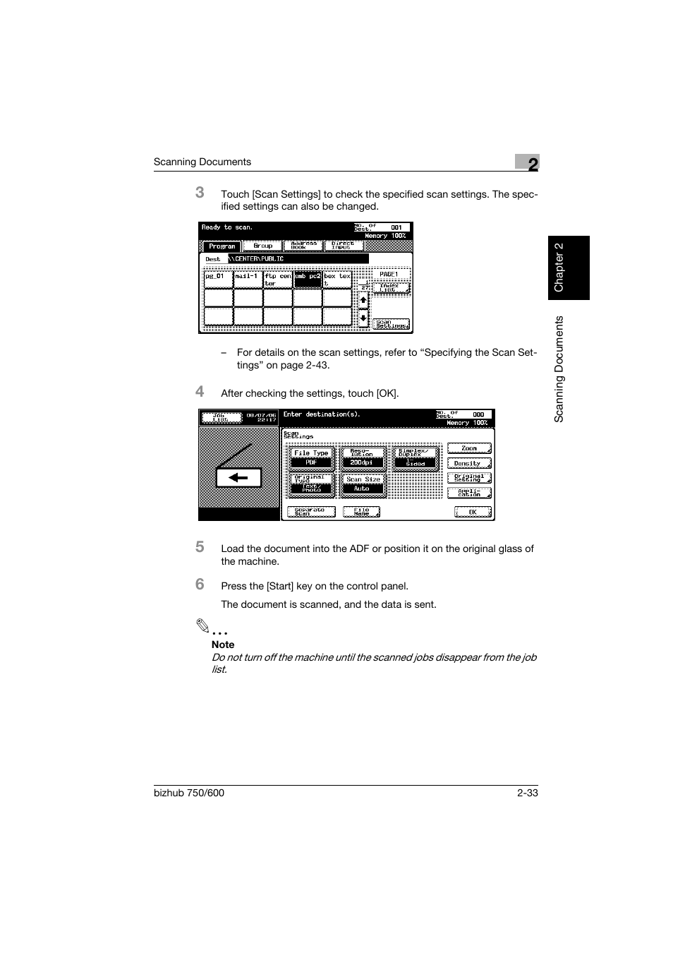 Konica Minolta bizhub 750 User Manual | Page 68 / 394