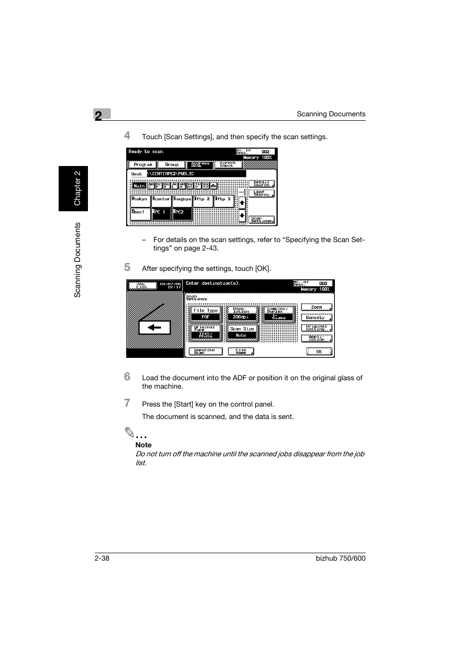 Konica Minolta bizhub 750 User Manual | Page 73 / 394