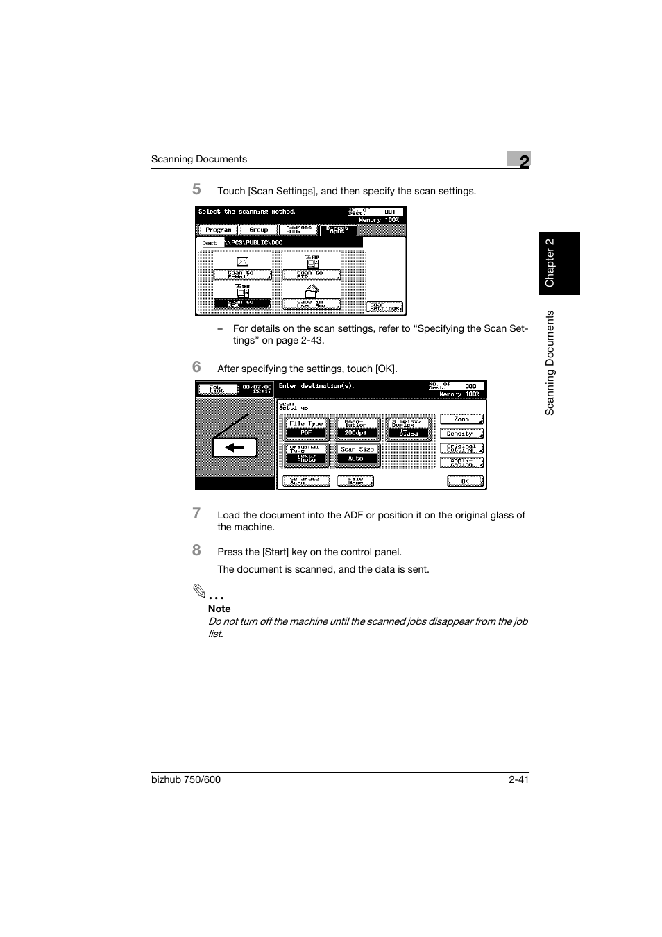 Konica Minolta bizhub 750 User Manual | Page 76 / 394