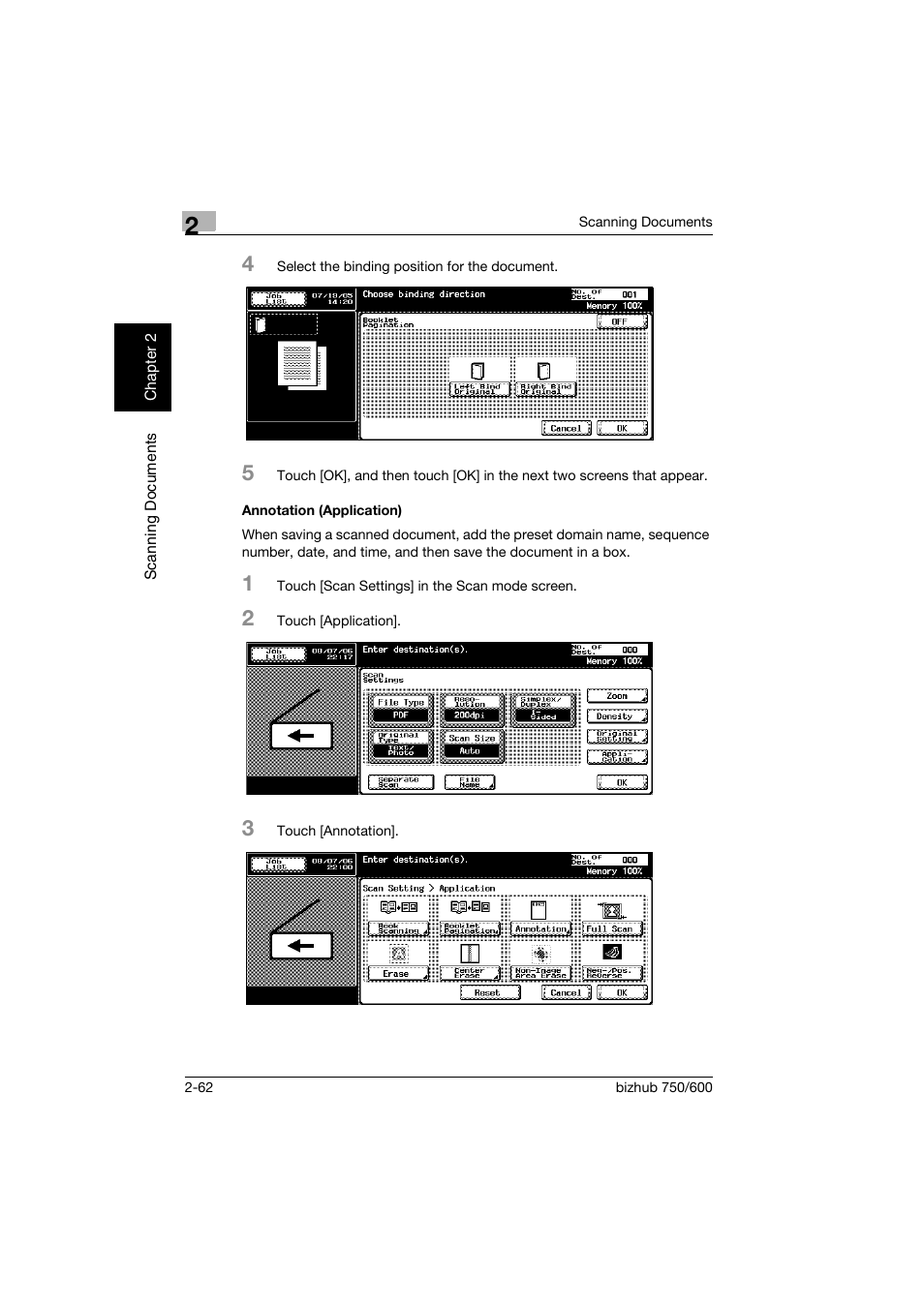 Annotation (application), Annotation (application) -62 | Konica Minolta bizhub 750 User Manual | Page 97 / 394