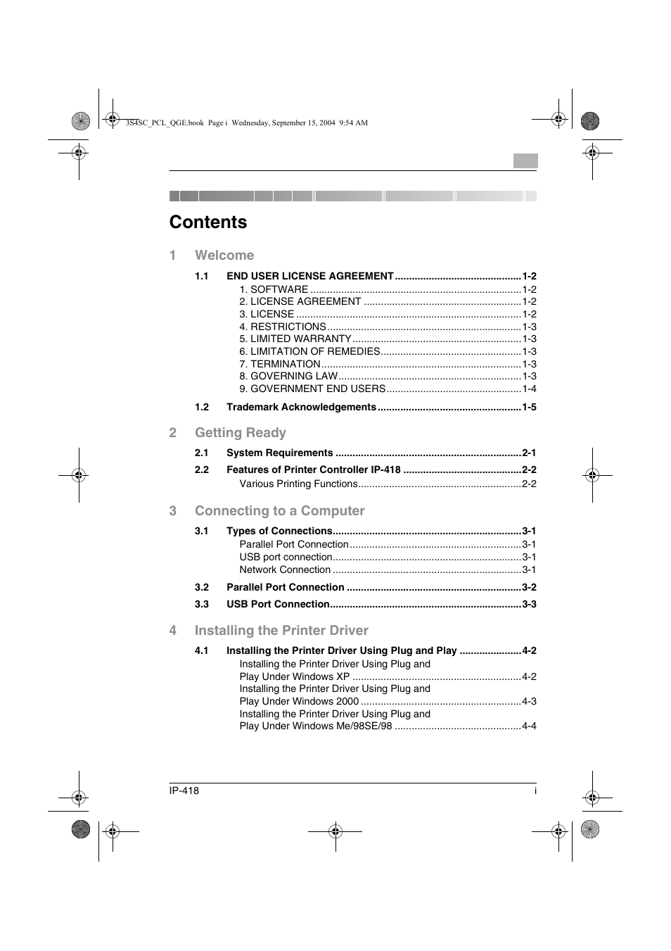 Konica Minolta 8050 User Manual | Page 2 / 34