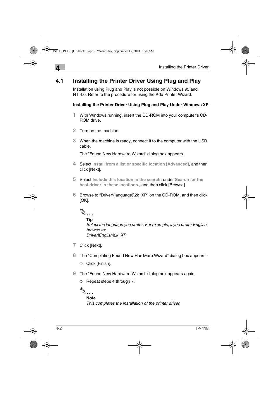 Konica Minolta 8050 User Manual | Page 21 / 34