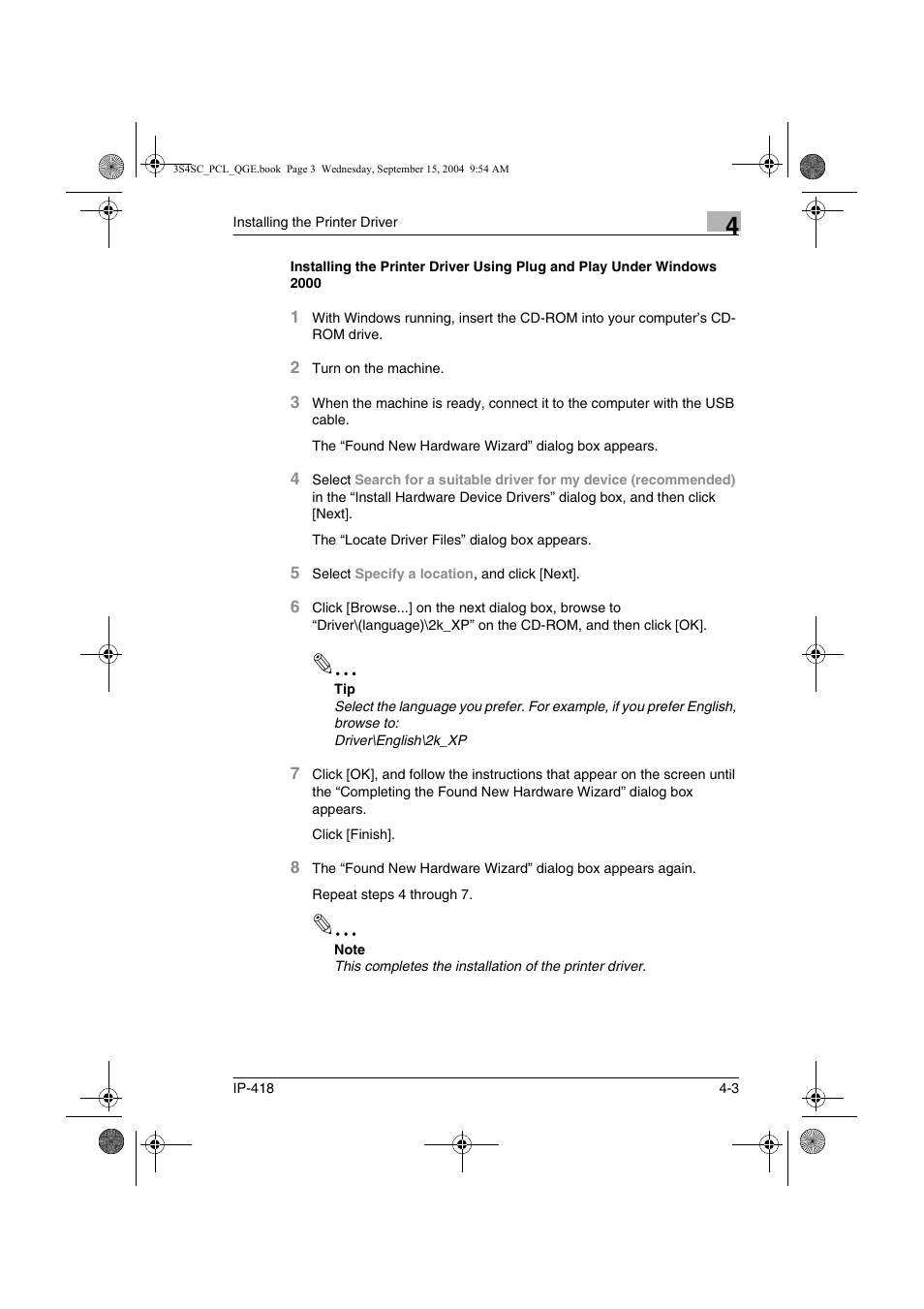 Konica Minolta 8050 User Manual | Page 22 / 34