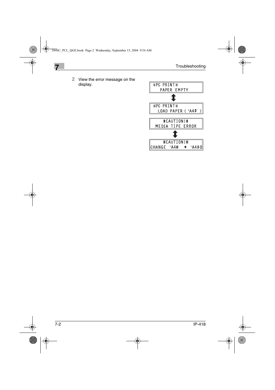 Konica Minolta 8050 User Manual | Page 31 / 34