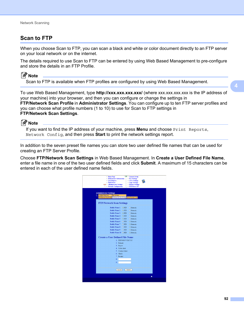 Scan to ftp, 4scan to ftp | Konica Minolta bizhub 20 User Manual | Page 100 / 227