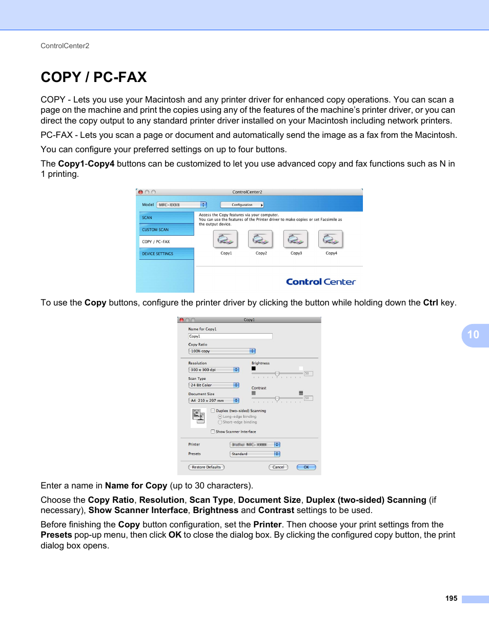 Copy / pc-fax | Konica Minolta bizhub 20 User Manual | Page 203 / 227