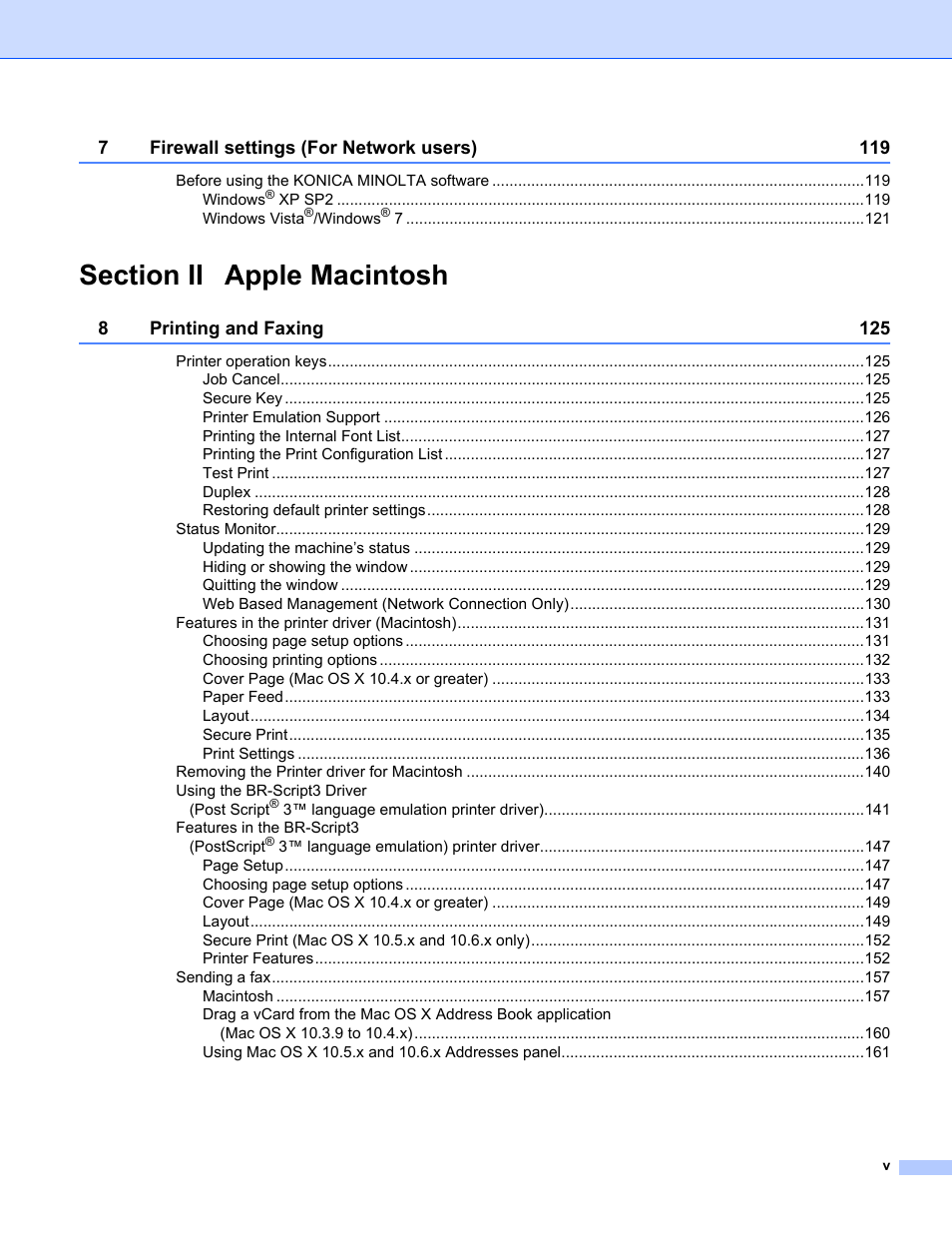 Konica Minolta bizhub 20 User Manual | Page 6 / 227
