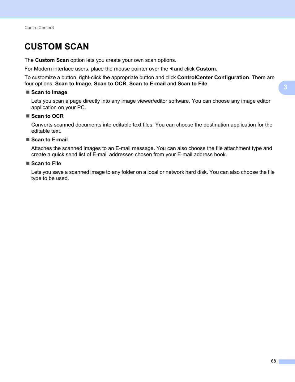 Custom scan | Konica Minolta bizhub 20 User Manual | Page 76 / 227