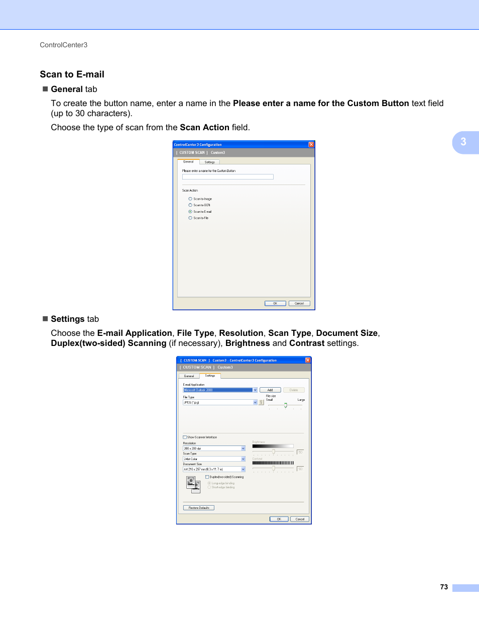 Scan to e-mail | Konica Minolta bizhub 20 User Manual | Page 81 / 227