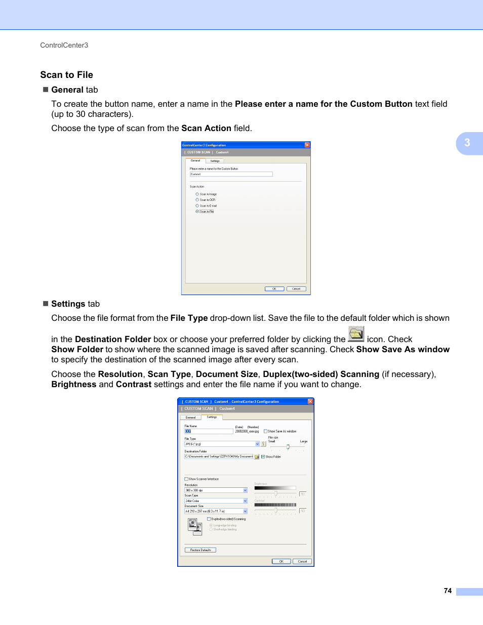 Scan to file | Konica Minolta bizhub 20 User Manual | Page 82 / 227