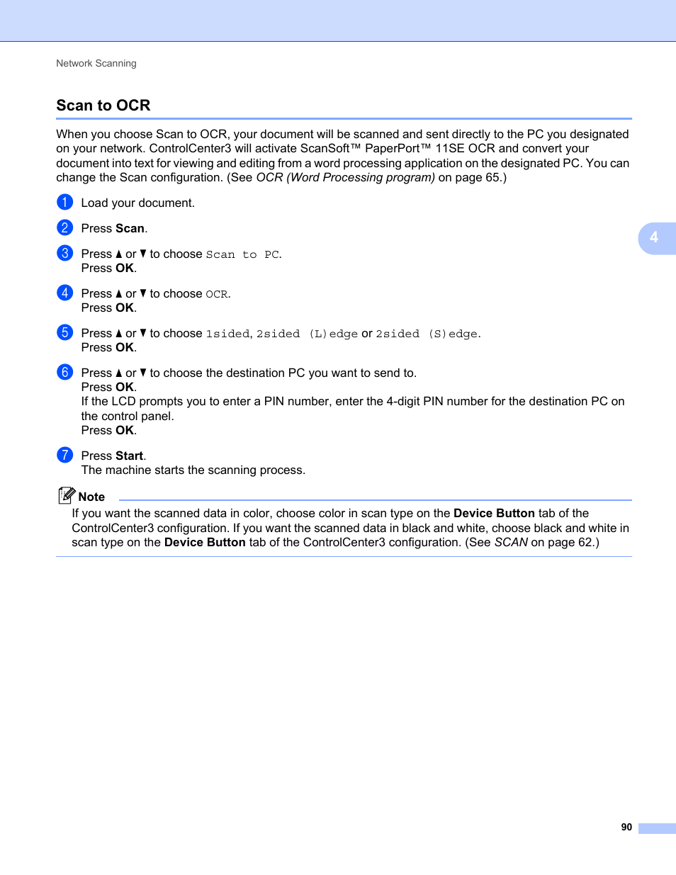 Scan to ocr | Konica Minolta bizhub 20 User Manual | Page 98 / 227