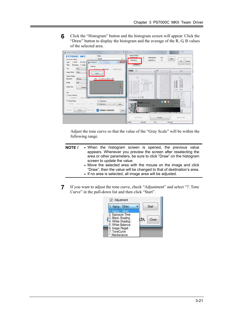 Konica Minolta PS7000C MKII User Manual | Page 47 / 94