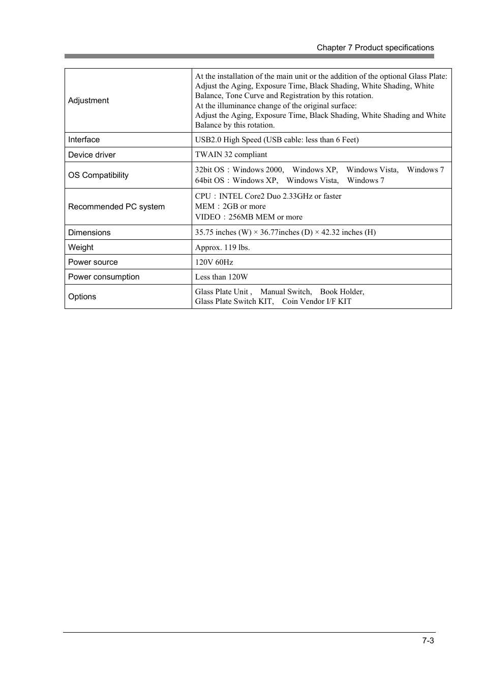 Konica Minolta PS7000C MKII User Manual | Page 89 / 94