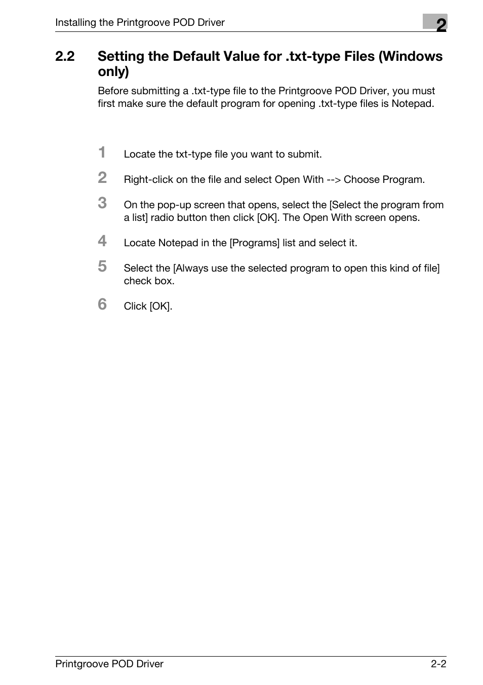 Konica Minolta Printgroove User Manual | Page 11 / 48