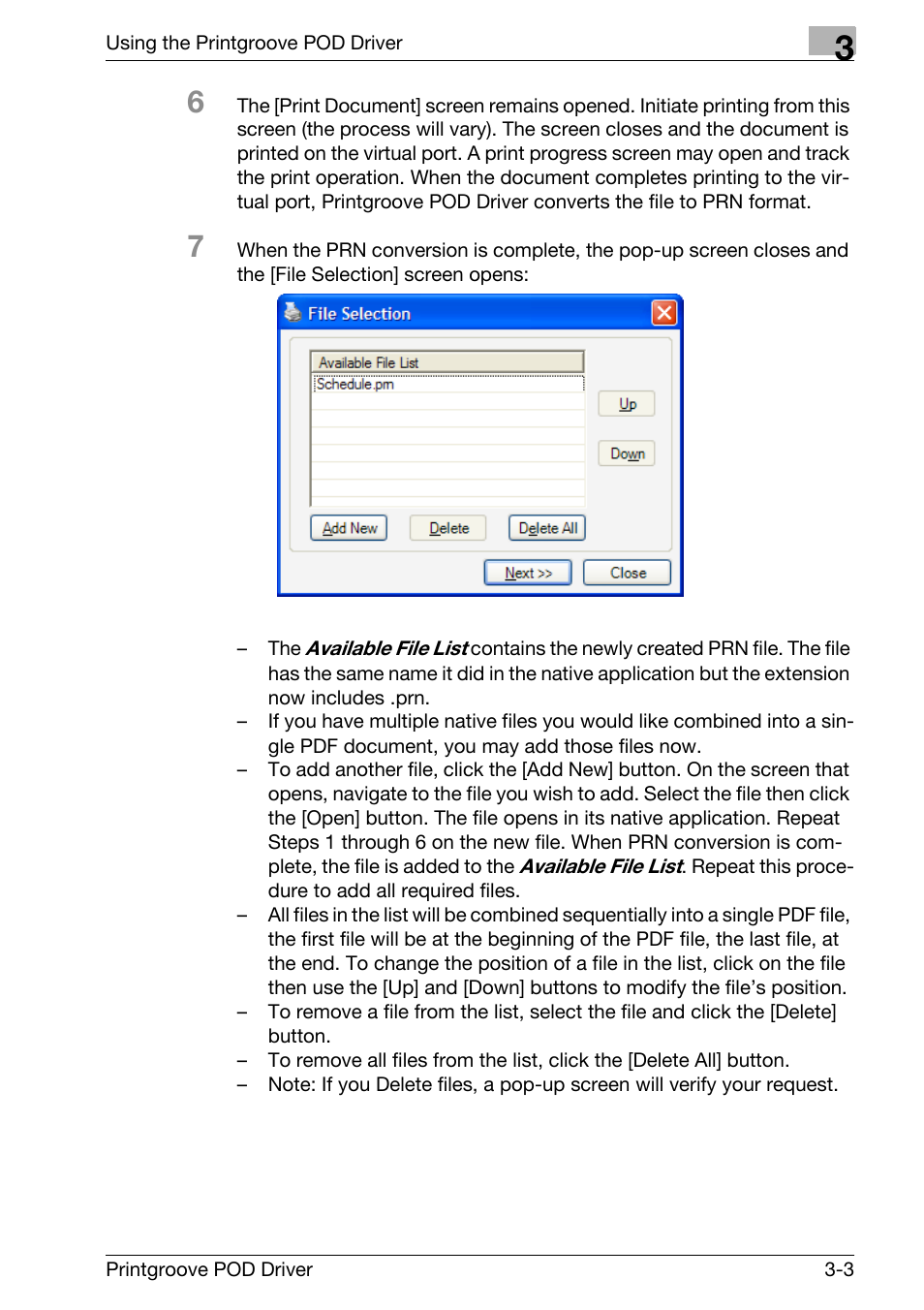 Konica Minolta Printgroove User Manual | Page 26 / 48