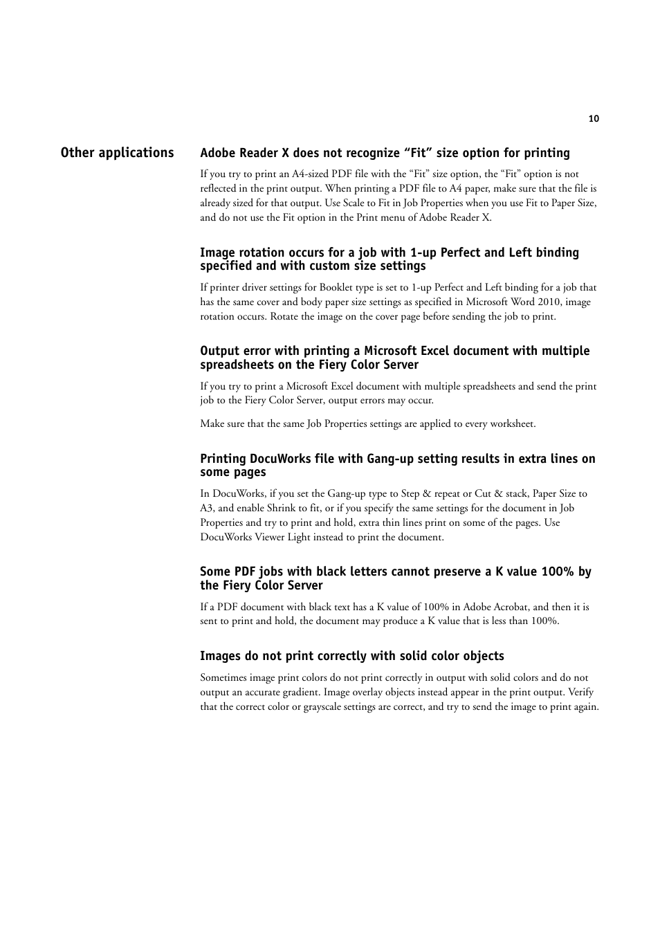 Other applications | Konica Minolta bizhub PRESS C1060 User Manual | Page 10 / 11