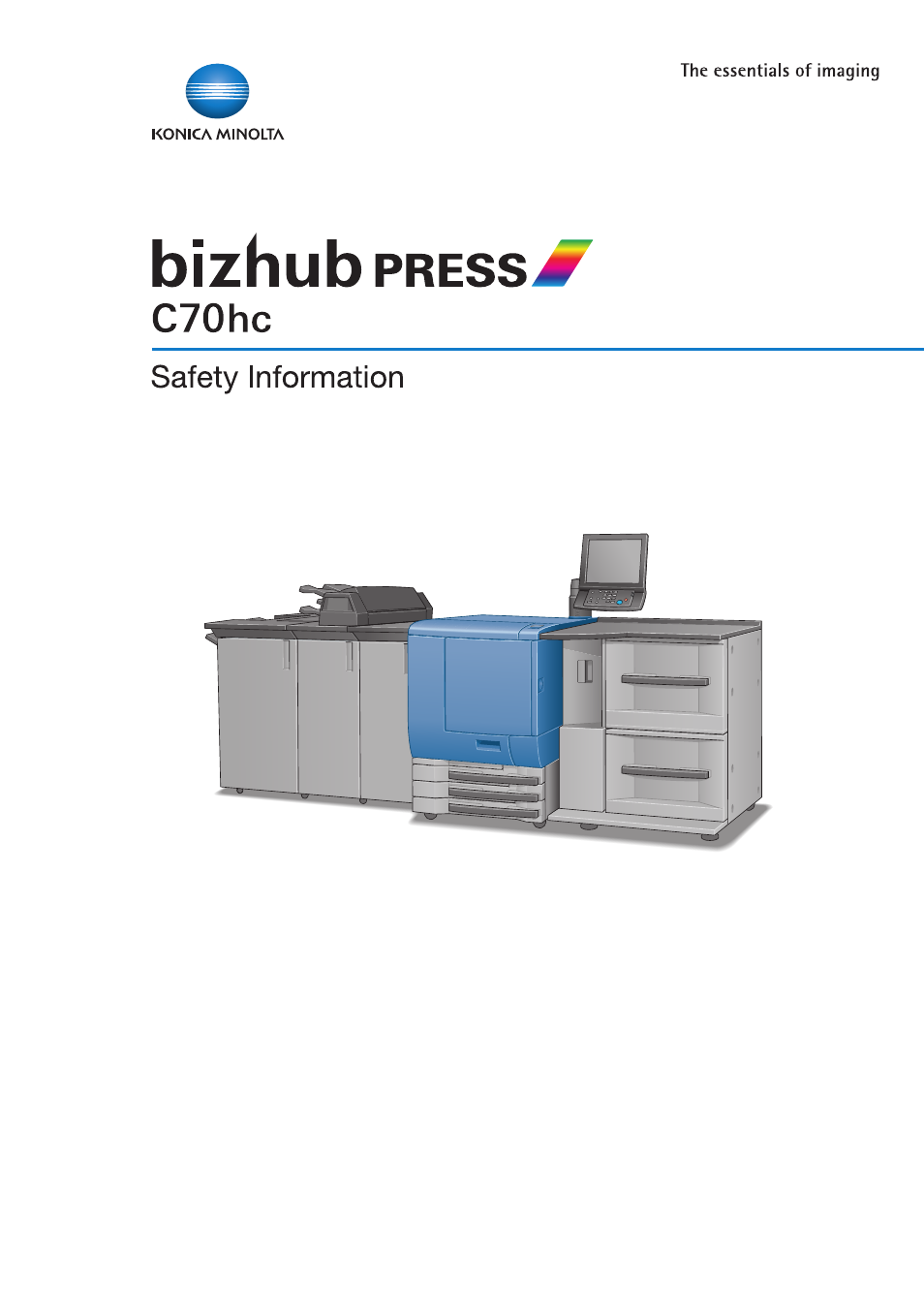 Konica Minolta bizhub PRESS C70hc User Manual | 44 pages