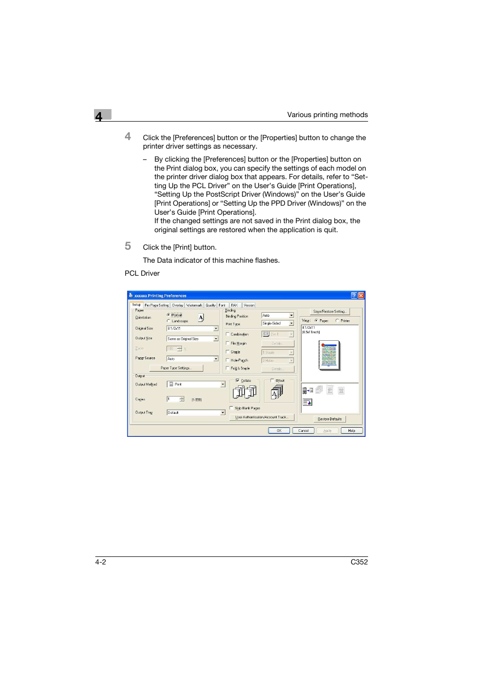 Konica Minolta bizhub C352 User Manual | Page 55 / 96