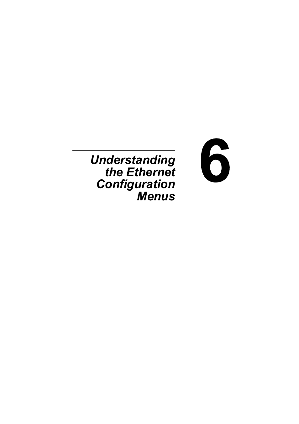 6 understanding the ethernet configuration menus | Konica Minolta magicolor 7450 grafx User Manual | Page 125 / 272