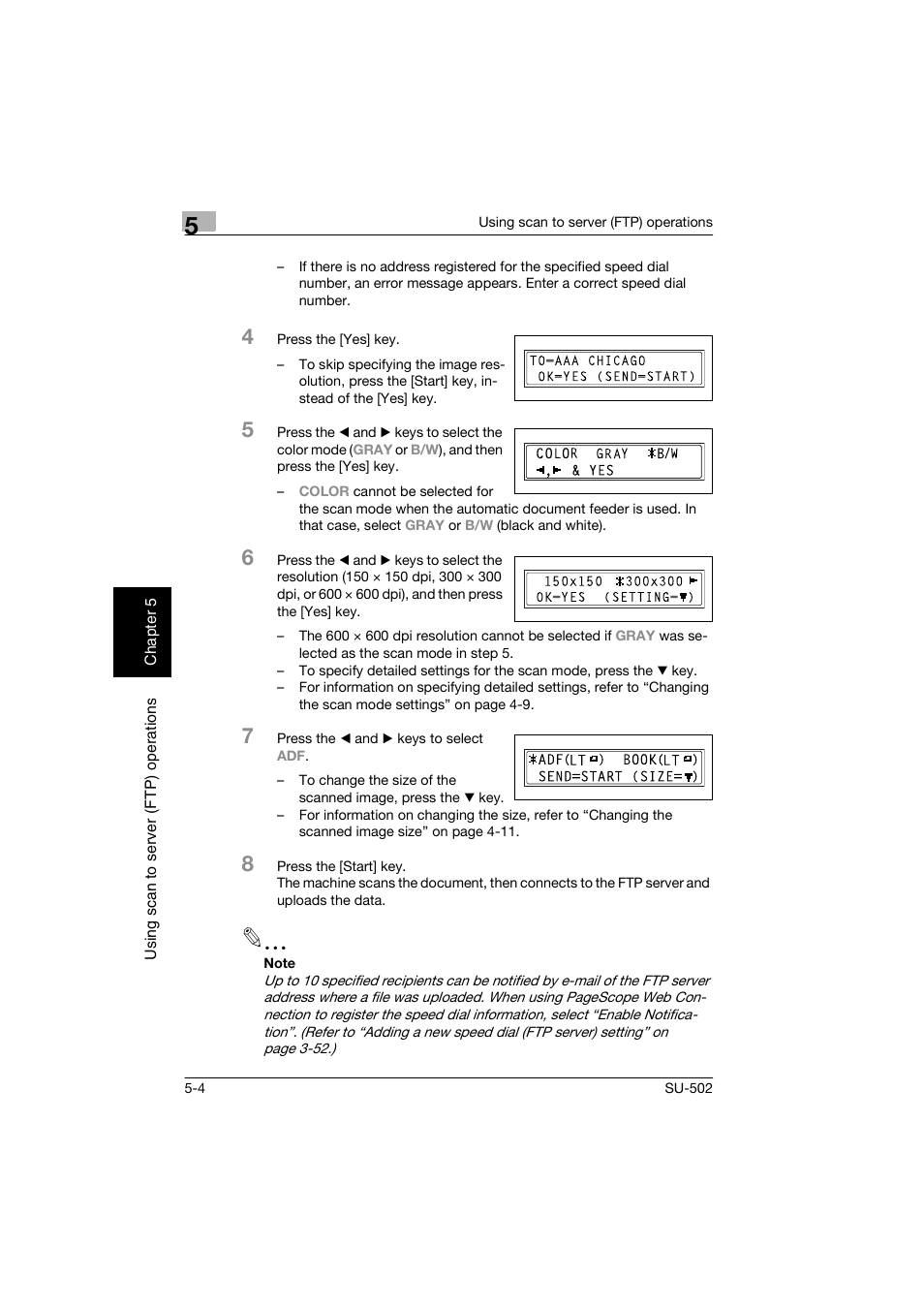 Konica Minolta bizhub 160 User Manual | Page 111 / 156