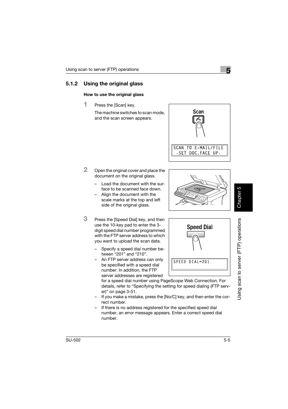 2 using the original glass, How to use the original glass | Konica Minolta bizhub 160 User Manual | Page 112 / 156