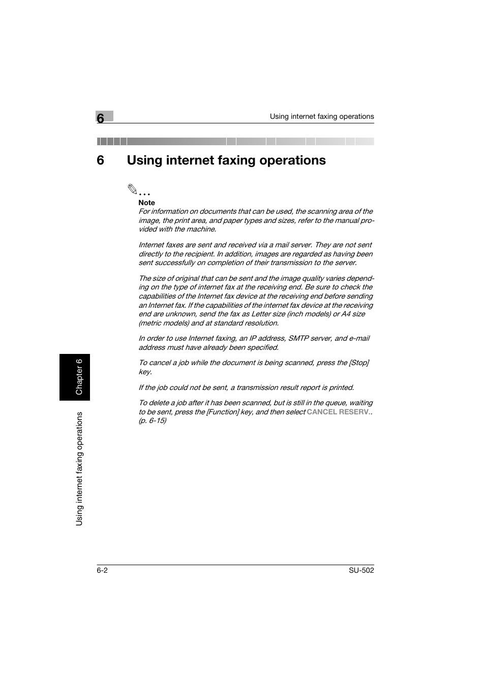 6 using internet faxing operations, Using internet faxing operations, 6using internet faxing operations 2 | Konica Minolta bizhub 160 User Manual | Page 117 / 156