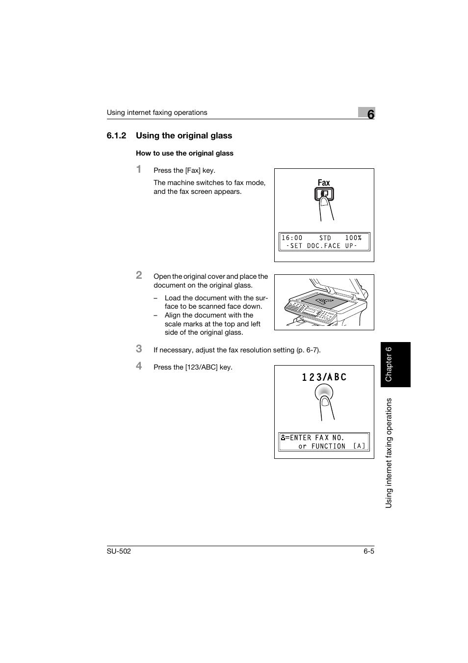 2 using the original glass, How to use the original glass | Konica Minolta bizhub 160 User Manual | Page 120 / 156