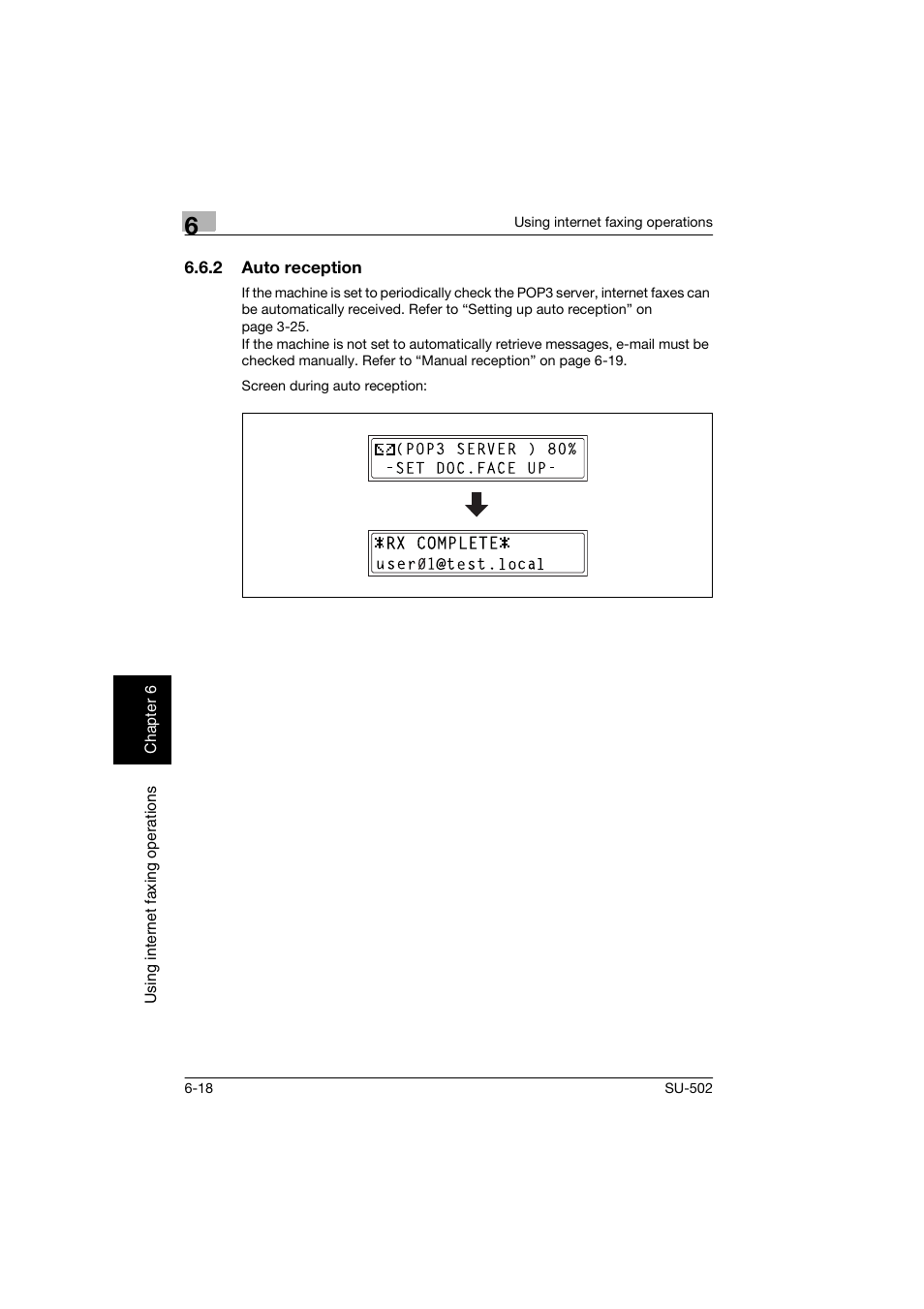 2 auto reception, Auto reception -18 | Konica Minolta bizhub 160 User Manual | Page 133 / 156