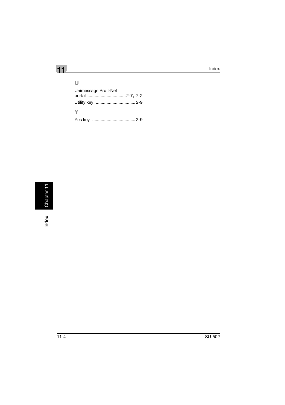 U to y | Konica Minolta bizhub 160 User Manual | Page 155 / 156