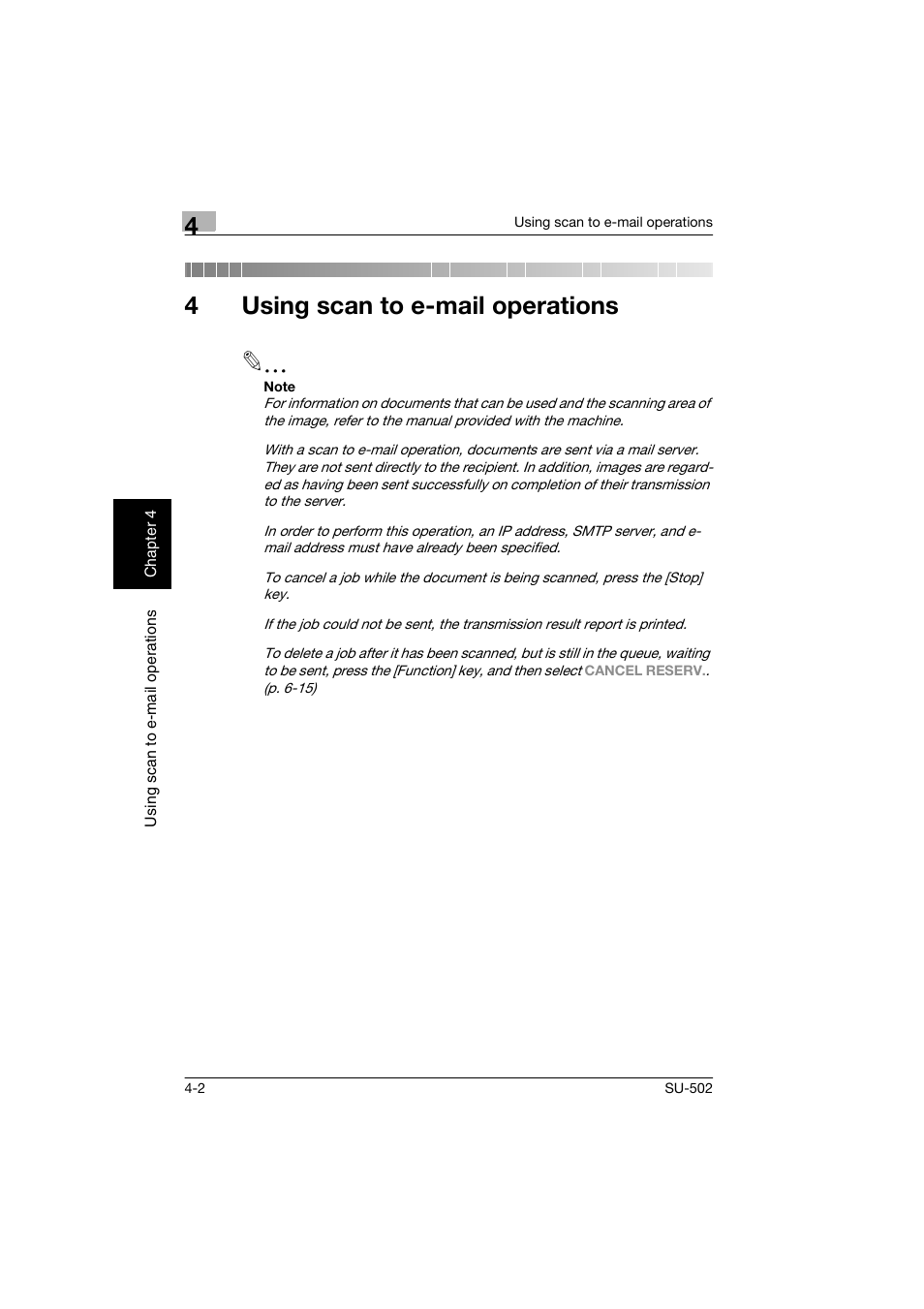 4 using scan to e-mail operations, Using scan to e-mail operations, 4using scan to e-mail operations 2 | Konica Minolta bizhub 160 User Manual | Page 89 / 156