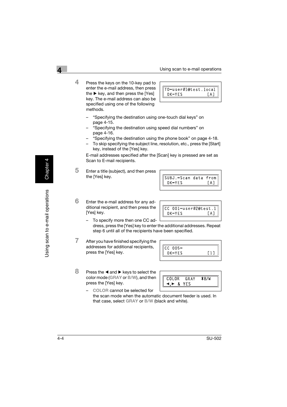 Konica Minolta bizhub 160 User Manual | Page 91 / 156