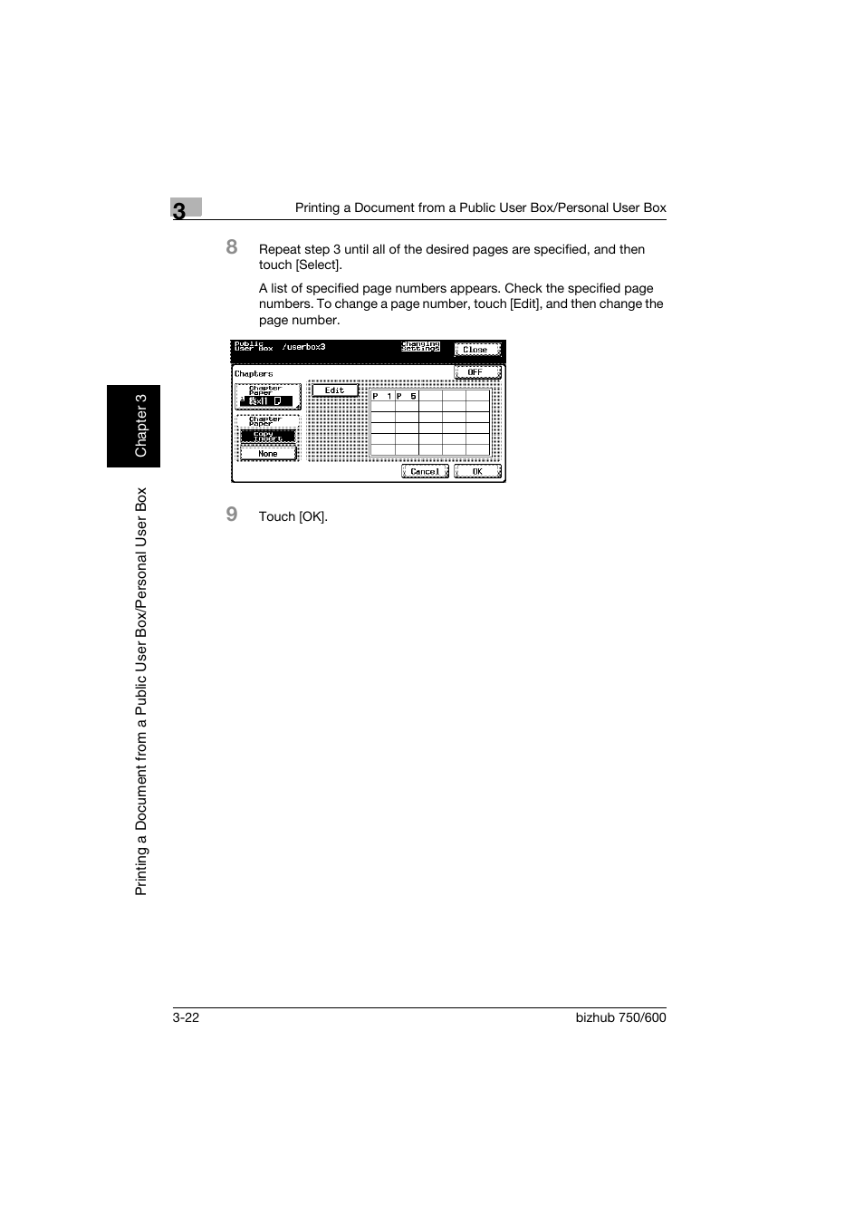 Konica Minolta bizhub 750 User Manual | Page 61 / 218