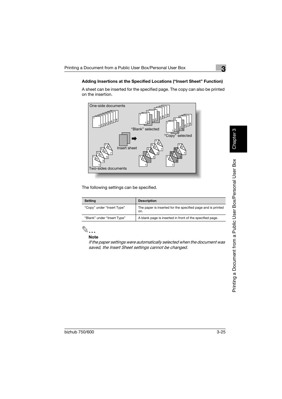 P. 3-25 | Konica Minolta bizhub 750 User Manual | Page 64 / 218