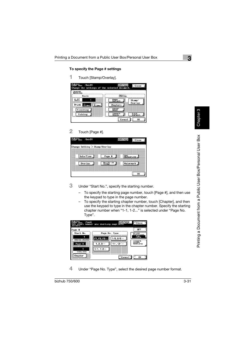 Konica Minolta bizhub 750 User Manual | Page 70 / 218