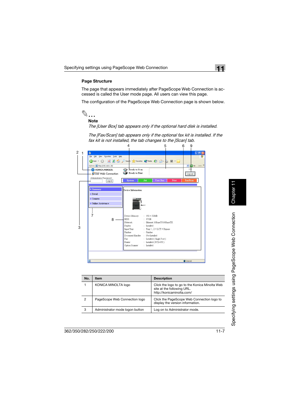 Konica Minolta bizhub 222 User Manual | Page 290 / 366