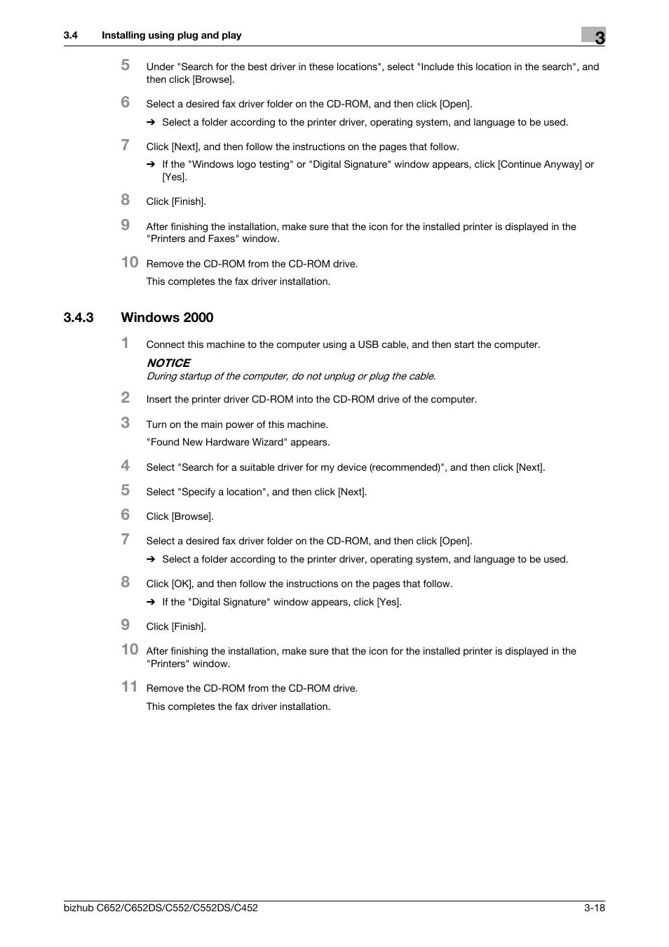 3 windows 2000, Windows 2000 -18 | Konica Minolta BIZHUB C652DS User Manual | Page 29 / 73