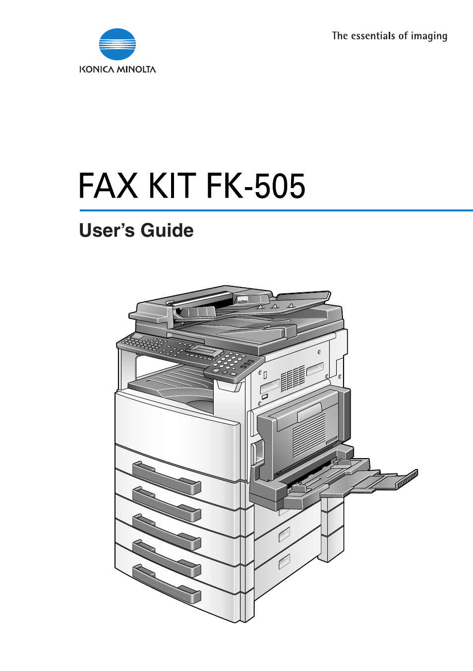 Konica Minolta FK-505 User Manual | 190 pages