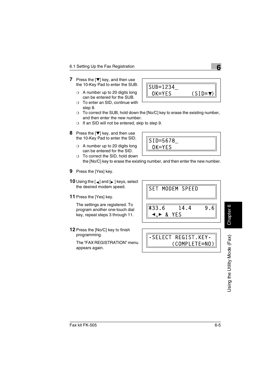 Konica Minolta FK-505 User Manual | Page 104 / 190