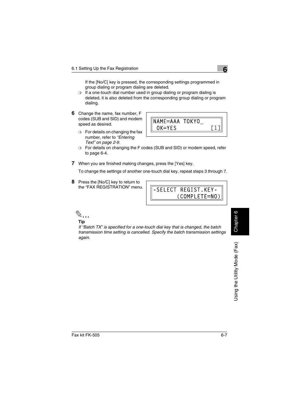 Konica Minolta FK-505 User Manual | Page 106 / 190