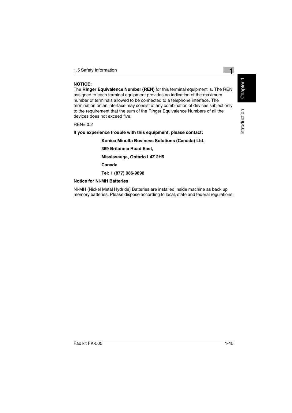 Konica Minolta FK-505 User Manual | Page 26 / 190