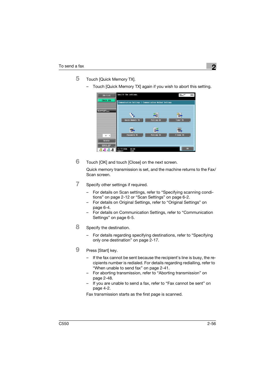 Konica Minolta bizhub C550 User Manual | Page 112 / 491