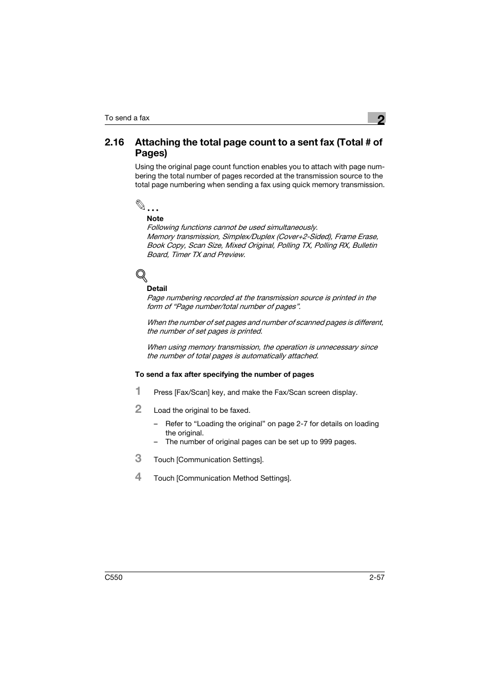 Konica Minolta bizhub C550 User Manual | Page 113 / 491