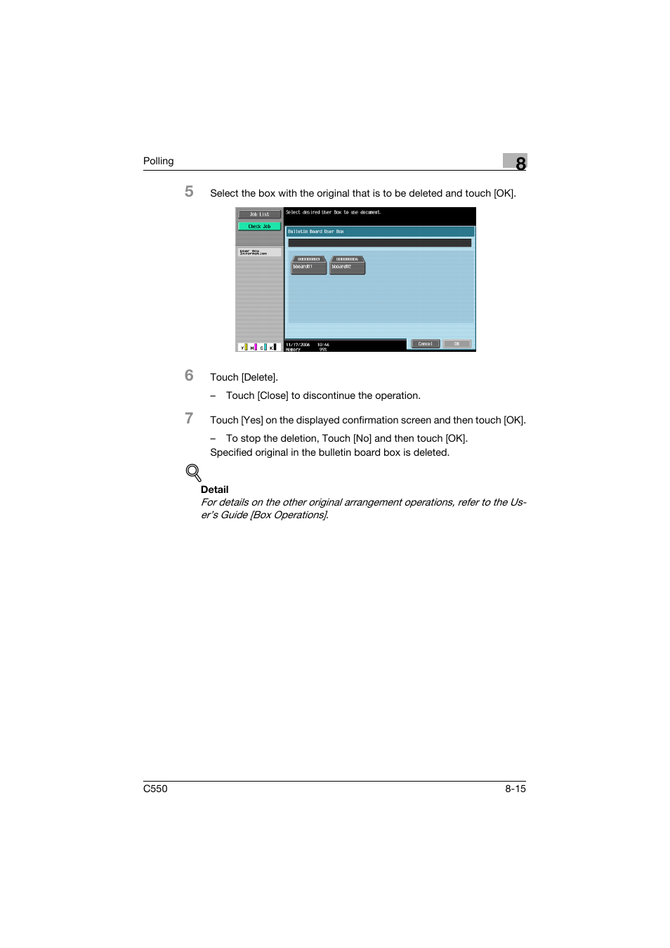 Konica Minolta bizhub C550 User Manual | Page 258 / 491