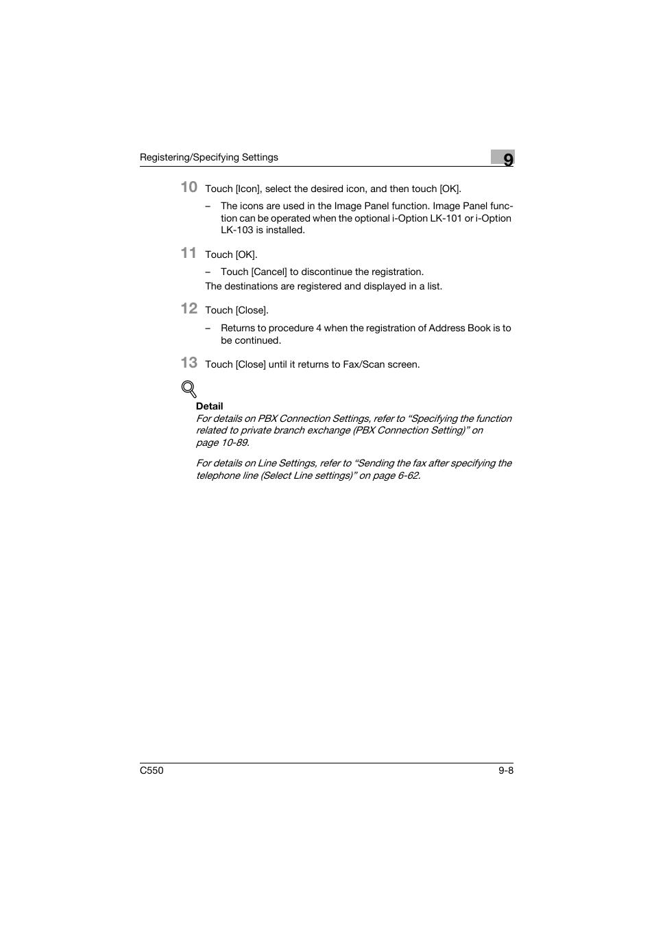 Konica Minolta bizhub C550 User Manual | Page 268 / 491