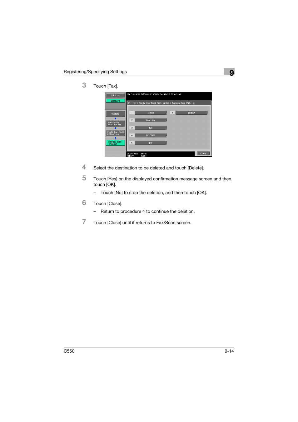 Konica Minolta bizhub C550 User Manual | Page 274 / 491