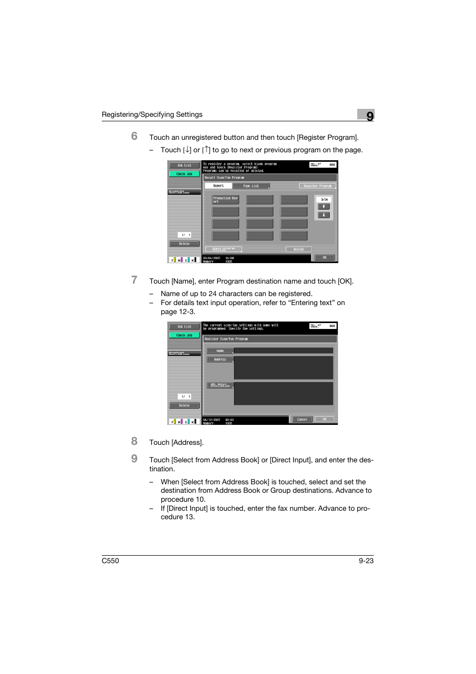 Konica Minolta bizhub C550 User Manual | Page 283 / 491