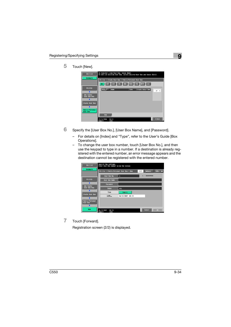 Konica Minolta bizhub C550 User Manual | Page 294 / 491